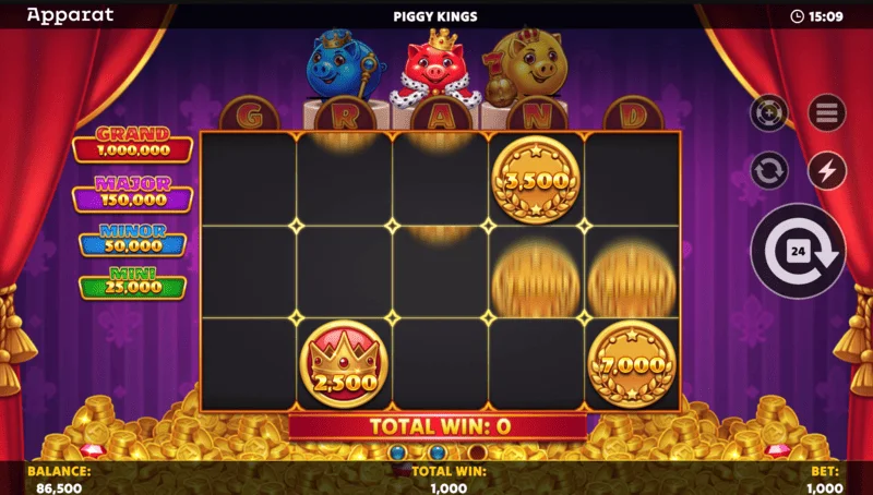 Piggy Kings - екран Buy Feature и избор на покупка